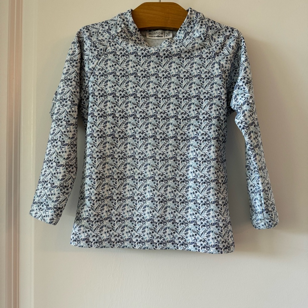 Little Girl Minnow Floral Rashguard